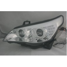 BMW E60 Chrome Projector Headlamp w Ring